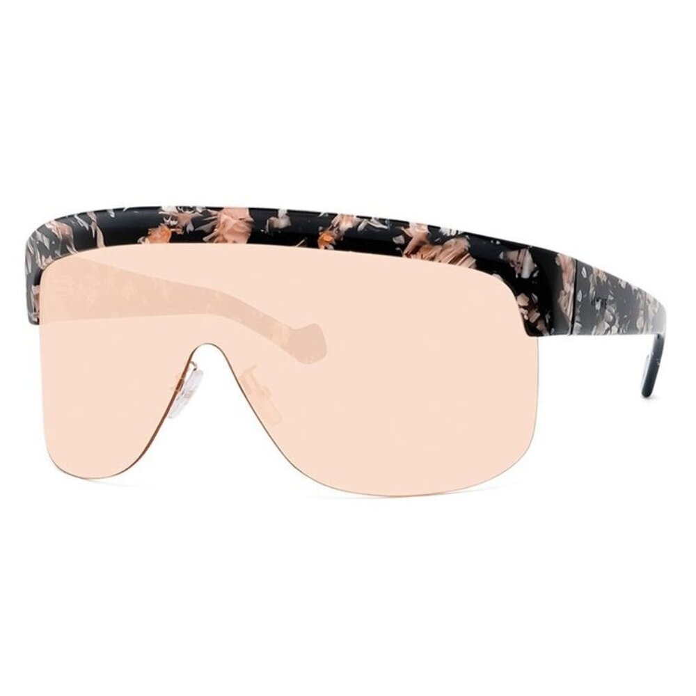 NWT LOEWE WOMEN SUNGLASSES HAVANA PINK SHIELD LOEWE EYEWEAR